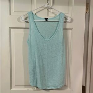 J. Crew Soft Aqua Tank Top